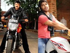 శ్రీమన్నారాయణలో యమహా బైక్ రైడ్ చేసిన బాలకృష్ణ