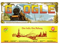 160 ఏళ్ల తొలి భారత రైలును గుర్తు చేస్తూ గూగుల్ డూడుల్