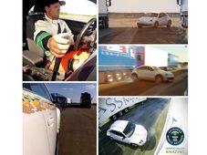 అతి ఇరుకైన ప్రదేశంలో కారుతో 360 డిగ్రీ స్పిన్ టర్న్