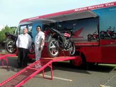 హోండా టూవీలర్ మొబైల్ సర్వీస్ వ్యాన్ సేవలు ప్రారంభం