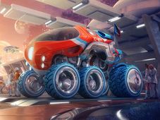 అద్భుతమైన 3డి వాహన కళ