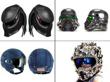 25 విచిత్రమైన మోటార్‌సైకిల్ హెల్మెట్ డిజైన్స్