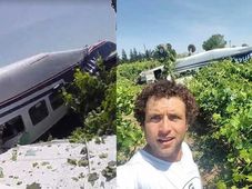 విమాన ప్రమాదం చివరి క్షణాల్లో ప్రత్యేక ఫుటేజ్: విపత్తు తర్వాత సెల్ఫీ !