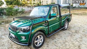 మహీంద్రా స్కార్పియోని పిక్ అప్ ట్రక్ గా మార్చేశారు..?