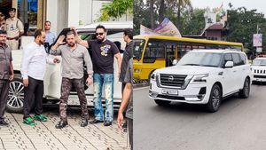 కొత్త బుల్లెట్‌ ప్రూఫ్‌ నిస్సాన్‌ పెట్రోల్‌ SUVలో ఎయిర్‌పోర్టుకు సల్మాన్‌ ఖాన్‌.. దబాంగ్‌ కారు ఫీచర్స్ అదుర్స్