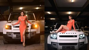 ఖరీదైన ల్యాండ్ రోవర్ డిఫెండర్‌తో హాట్ బ్యూటీ.. లగ్జరీ డ్రీం కారును సొంతం చేసుకున్న ఆకాంక్ష పూరి