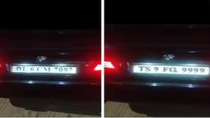 జూబ్లీహిల్స్‌లో జేమ్స్ బాండ్ కారు.. బటన్ నొక్కితే నంబర్ ప్లేట్ మాయం.. పోలీసులకే షాకిచ్చిన కేటుగాడు