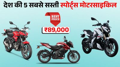 200cc इंजन, 50 Kmpl माइलेज और स्टाइलिश लुक; ये हैं देश की 5 सबसे सस्ती स्पोर्ट्स बाइक, कीमत ₹89000 से शुरू