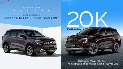 ഡെലിവറി 20,000 തൊട്ടു! പുത്തൻ 7-സീറ്റർ എസ്‌യുവി ബുക്ക് ചെയ്‌തവർക്ക് വേഗം കൊടുത്ത് തീർക്കാൻ മഹീന്ദ്ര