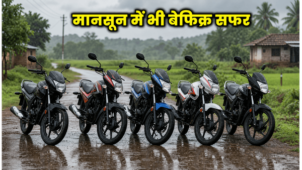 मानसून की फिसलन भरी सड़कों पर भी नहीं रुकेगी आपकी रफ्तार, गांव के लिए बेस्ट हैं ये 100-110cc बाइक्स