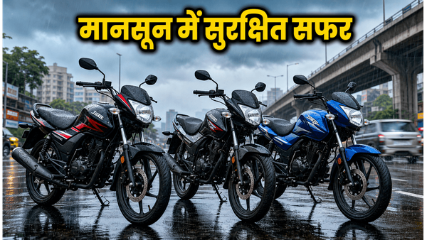 मानसून में फिसलन से डरना छोड़ें: 1 लाख के बजट में ये 4 बाइक्स हैं सबसे सुरक्षित