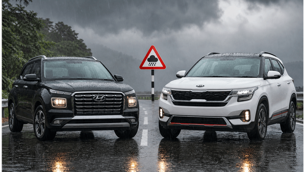 भारी बारिश में Hyundai Creta या Kia Seltos? जानें कौन सी SUV बचाएगी आपकी जान
