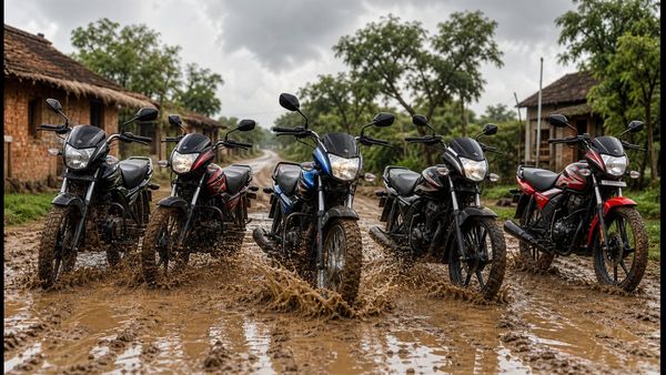 भारी बारिश और कीचड़ भरे रास्तों पर भी नहीं रुकेंगी ये 5 सस्ती बाइक्स, कीमत 1 लाख से कम