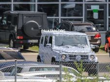 मर्सिडीज़ बेंज़ का नया जेनरेशन जी क्लास एसयवूी टेस्टिंग के दौरान कैमरे में हुआ कैद, देखिए तस्वीर�