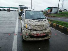 टाटा नैनो का नया अपडेटेड वर्जन पेलिकन टेस्टिंग के दौरान कैमरे में कैद, जारी हुईं स्पाइड तस्वीरें