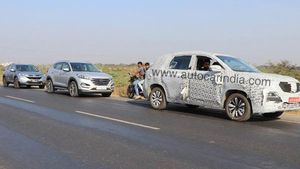 टेस्टिंग के दौरान भारत में पहली बार दिखी एमजी हेक्टर