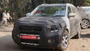 किया मोटर्स की SP2i सितंबर में होगी लॉन्च, हुंडई क्रेटा के इस प्रतिस्पर्धी की नई तस्वीरें आयी सामने