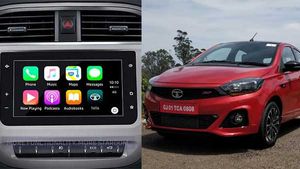 टाटा टियागो व टिगोर में अब लायी गयी एप्पल कार प्ले कनेक्टिविटी की सुविधा