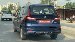 मारुति सुजुकी अर्टिगा नए पेट्रोल इंजन के साथ जल्द होगा लॉन्च, टेस्टिंग के दौरान दिखा नया अवतार