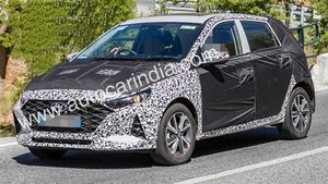 नई हुंडई आई20 टेस्टिंग के दौरान नजर आयी, सामने हिस्से में किये गए है बदलाव