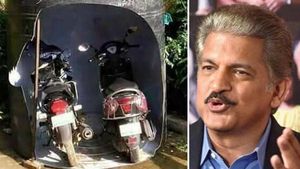 आनंद महिंद्रा ने बताया पार्किंग का ऐसा देसी जुगाड़, आप भी करेंगे तारीफ