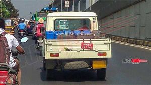 महिंद्रा बोलेरो पिक-अप बीएस-6 सीएनजी वैरिएंट टेस्टिंग के दौरान आयी नजर