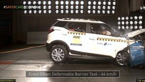 महिंद्रा एक्सयूवी300 है देश की सबसे सुरक्षित कार, ग्लोबल एनकैप क्रैश टेस्ट में स्कोर किया 5 स्टार