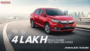 Honda Amaze Sales Milestone: होंडा अमेज ने किया कीर्तिमान स्थापित, बिके 4 लाख यूनिट