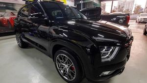 Hyundai Creta Modification: नए अलाॅय व्हील्स से हुंडई क्रेटा दिख रही आकर्षक, देखें तस्वीरें