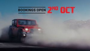 2020 Mahindra Thar Booking Date Revealed: महिंद्रा थार की बुकिंग डेट आई सामने, जानें कब करें बुक