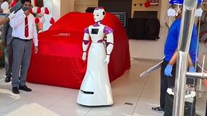 Kia Sonet Delivery Taken By A Robot: रोबोट ने ली किया साॅनेट की डिलीवरी, देखें वीडियो