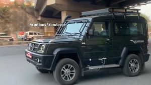 2021 Force Gurkha Spied: नई फोर्स गुरखा टेस्टिंग करते आई नजर, इंटीरियर का हुआ खुलासा