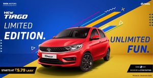 Tata Tiago Limited Edition Launched: टाटा टियागो लिमिटेड एडिशन में हुई लाॅन्च, जानें कीमत व फीचर्स
