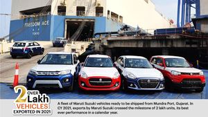Maruti Suzuki ने 2021 में एक्सपोर्ट का बनाया रिकॉर्ड, अब तक सबसे अधिक एक्सपोर्ट