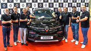 Renault Kiger के 50,000 यूनिट का उत्पादन हुआ पूरा, नए रंग में लाॅन्च हुई एसयूवी