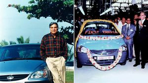 रतन टाटा के दिल में इंडिका के लिए है खास जगह, 25 साल पुरानी तस्‍वीर पोस्ट करके शेयर की यादें