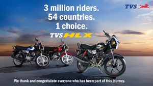 टीवीएस की इस मोटरसाइकिल ने इंटरनेशनल मार्केट में मचाई धूम, केवल 17 महीनों में बिकी 30 लाख यूनिट