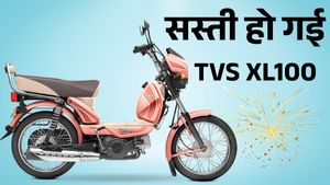 TVS XL100 मात्र ₹44000 में; GST Cut के बाद कंपनी ने घटा दी कीमत, गांव-गांव में है जलवा
