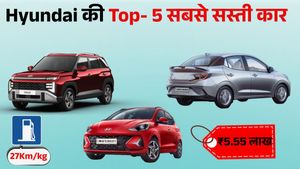 27 KM माइलेज, 6 एयरबैग और सनरूफ; Hyundai की ये 5 सस्ती कार हैं मिडिल क्लास के लिए बेस्ट, कीमत ₹5.55 लाख