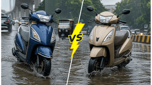 मानसून की बारिश में Honda Activa या TVS Jupiter: जलभराव वाली सड़कों पर कौन सा स्कूटर है बेस्ट?