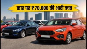 त्योहारों पर कार खरीदने का सुनहरा मौका: मारुति, हुंडई और रेनॉल्ट पर ₹70,000 तक की भारी छूट