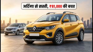 रिनॉल्ट ट्रायबर पर ₹81,000 तक की भारी छूट, अर्टिगा से सस्ती इस 7-सीटर कार को घर लाने का सही मौका