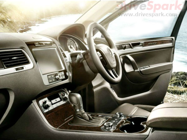 फौक्‍सवेगन टूऑरेग का इंटीरियर