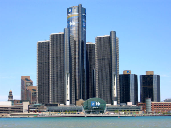 जनरल मोटर्स का शानदार हेडक्‍वार्टर डेट्रॉयट अमेरिका 