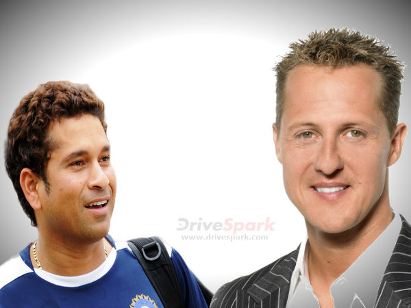 दो दिग्‍गजों 'सचिन और शुमाकर' का साथ 