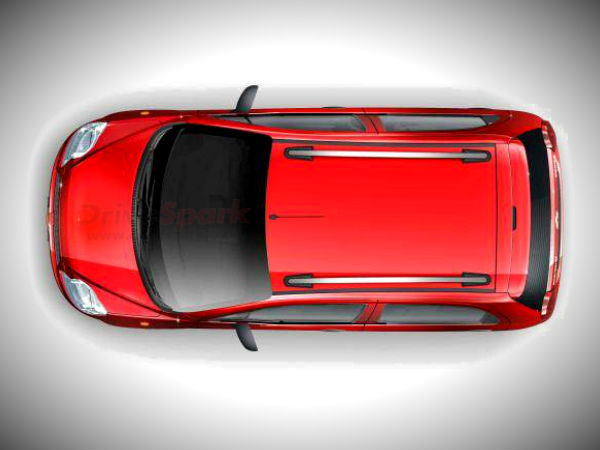 शेवरले स्‍पार्क का रूफ स्‍पॉयलर 