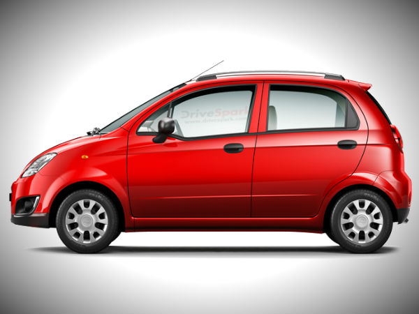 शेवरले स्‍पार्क साईड लुक 