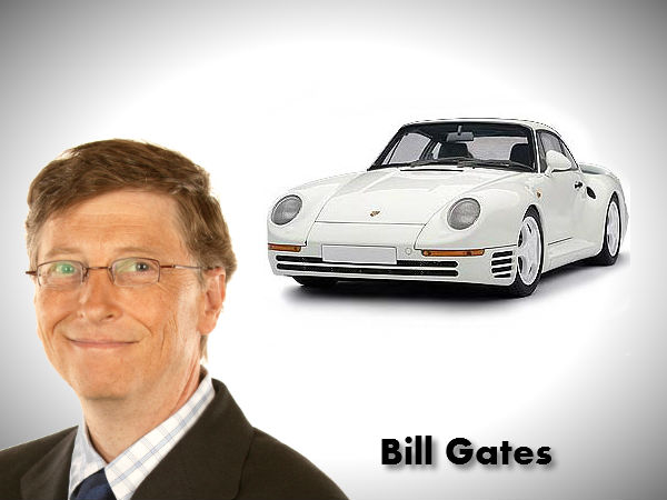 बिल गेट्स की सवारी पोर्शे 959 