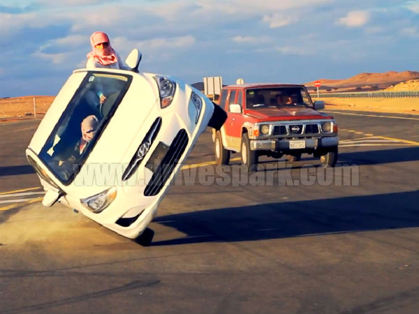 ये कार स्‍टंट आपके होश उड़ा देगा 