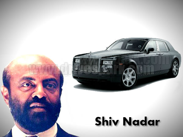 एचसीएल के प्रमुख शिव नाडार की शाही सवारी 